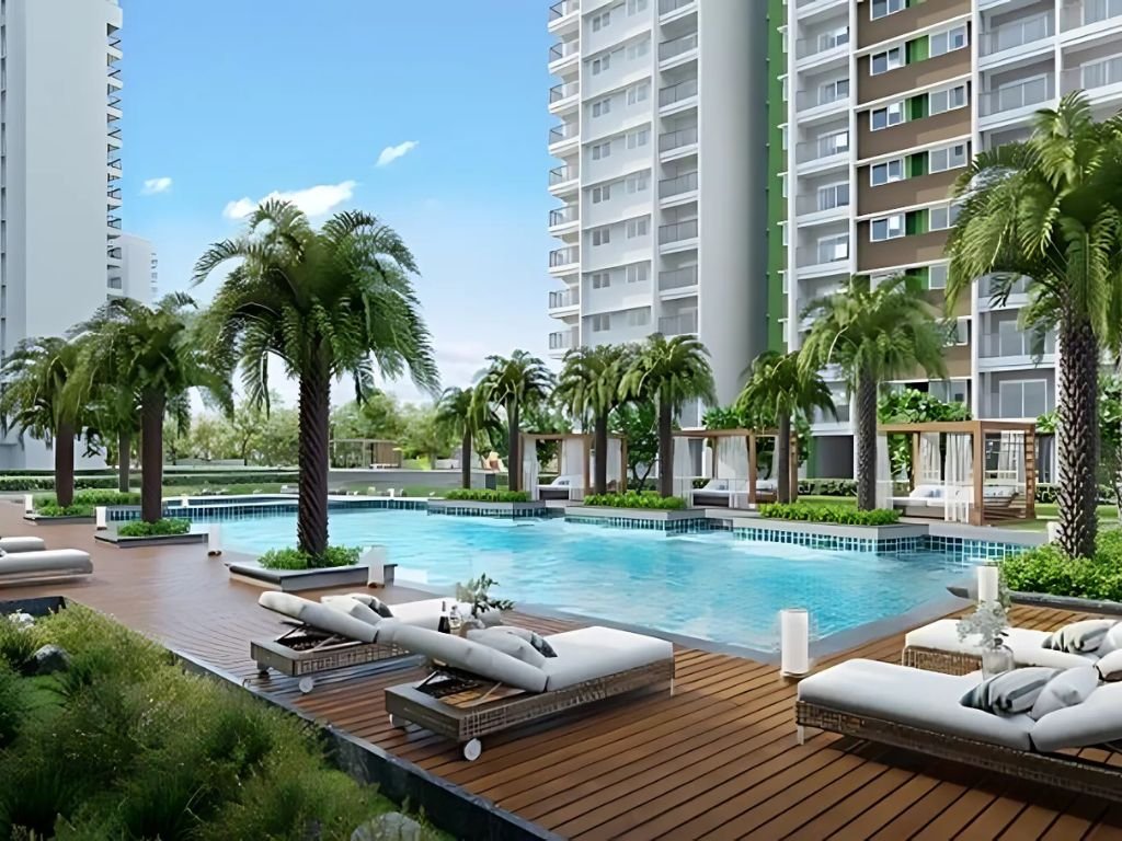 Adarsh Group logo with a range of their residential, commercial, and mixed-use developments.